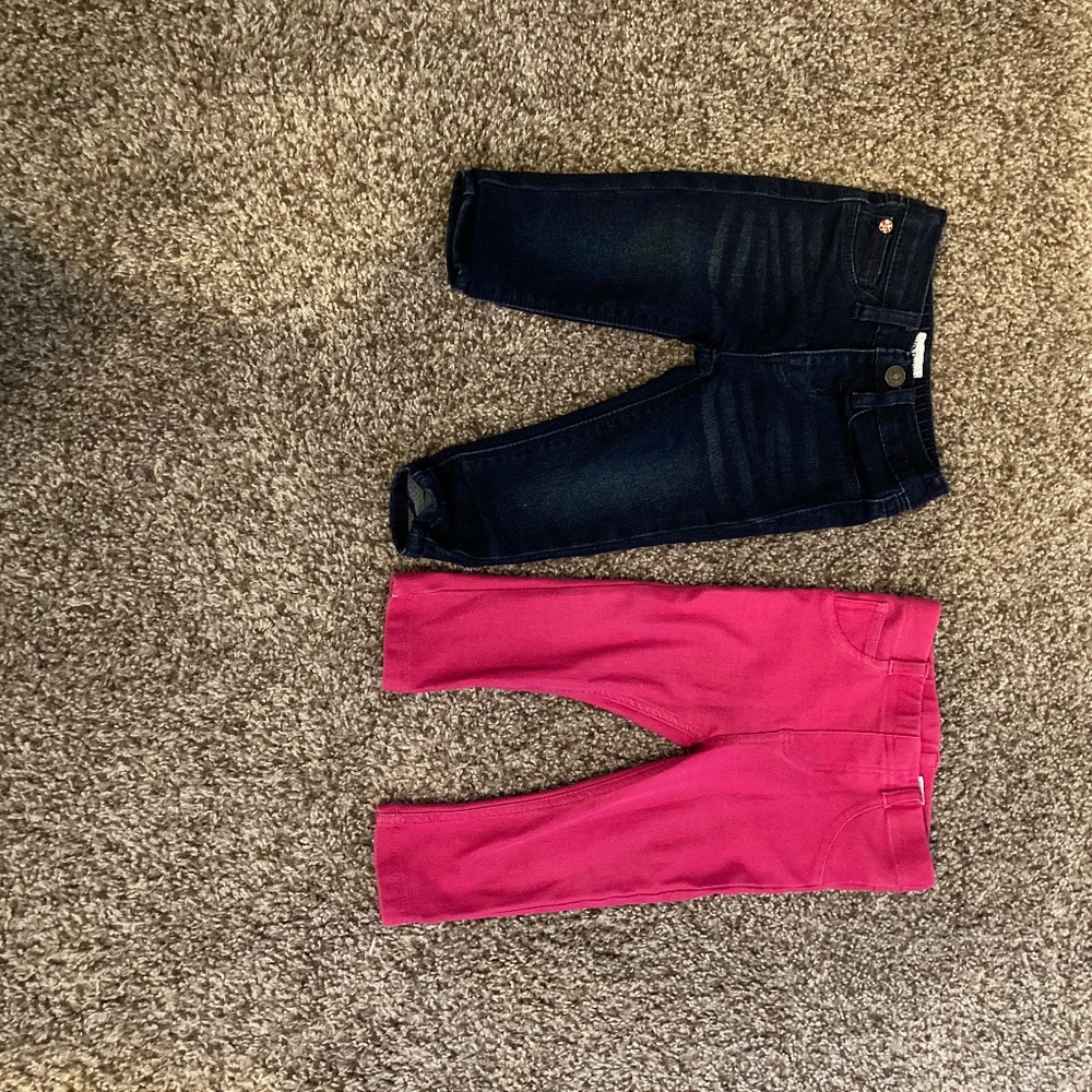 Baby girls Hudson and first impressions jeans size 12 months